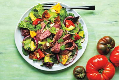 Grilled Steak & Avocado Summer Salad