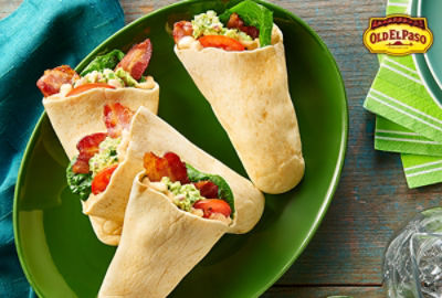 Guacamole BLT Tortilla Pockets