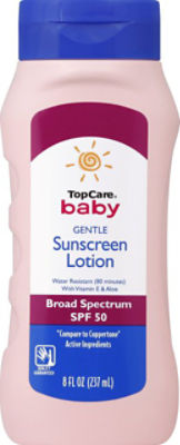 TopCare Baby Lotion SPF 50, 8 fl oz