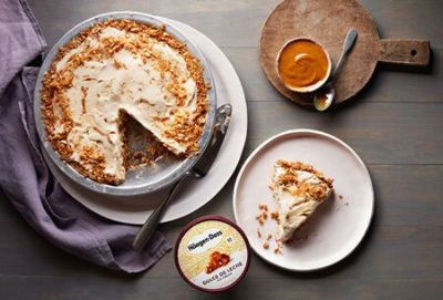 Häagen-Dazs® Dulce de Leche Ice Cream Pie with Pretzel Crust