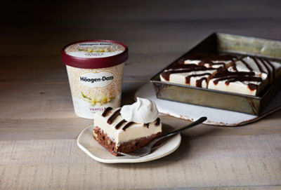 Häagen-Dazs® Vanilla Ice Cream Brownie Bars