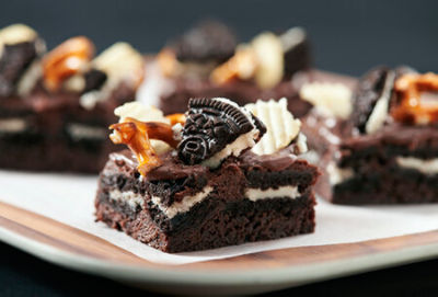 Half-Time OREO Kitchen Sink Brownies