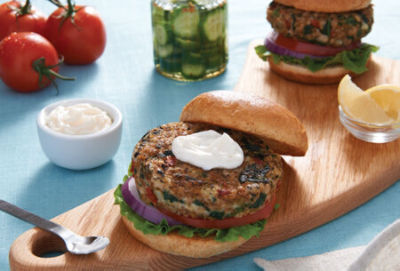 Hellmann’s Mediterranean Vegan Burger