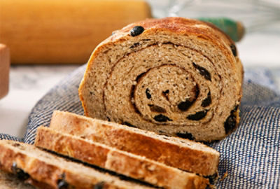 Homemade Cinnamon Raisin Swirl Bread