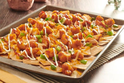 Honey Chipotle Chicken Nachos