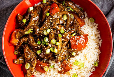 InstantPot Teriyaki Flank Steak