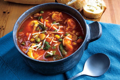 Instant Pot® Tortellini & Vegetable Soup