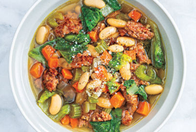 Italian Sausage, White Bean & Escarole Soup