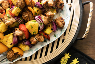 Jamaican Jerk Rub Chicken Skewers