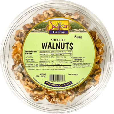 Setton Farms Shelled Walnuts, 18 oz, 10 Ounce