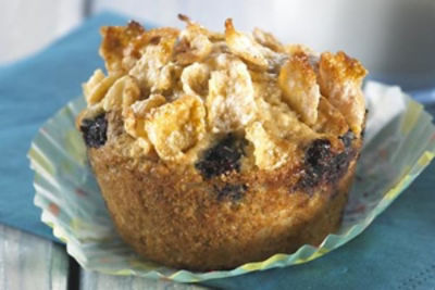 Kellogg Frosted Flakes Blueberry Banana Muffins