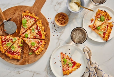 Keto-Friendly Chicken Crust Pizza - Gourmet