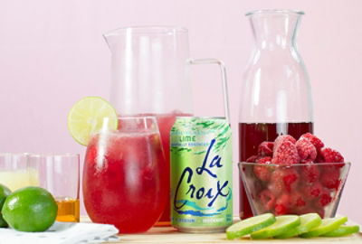 LaCroix Cran-Lime Mocktail