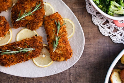 Lemon Herb Crusted Haddock