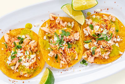 Lime Salmon Tacos