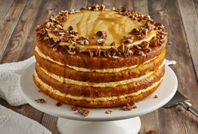 Luscious Four-Layer Pumpkin Cake