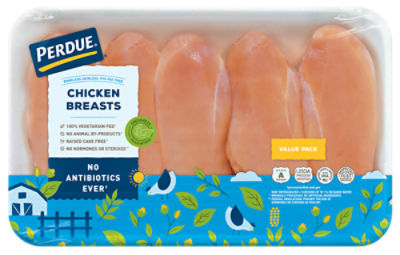 Perdue Boneless Chicken Breast, Value Pack, 3.3 pound - Fairway