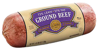 National Beef Ground Beef, 73% Lean, 27% Fat, 48 oz, 48 Ounce