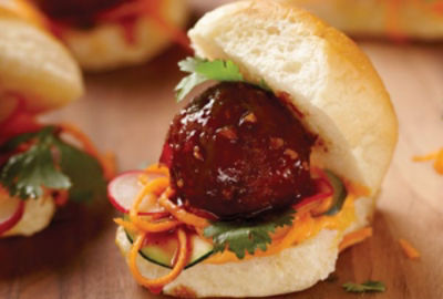 MEATBALL BAHN MI SLIDERS