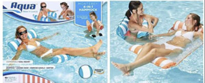 Aqua Leisure 4 In 1 Blue Monterey Hammock, 1 each