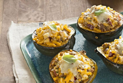 Mac n Cheese Stuffed Squash