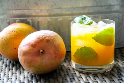 Mango Pineapple Basil Cooler