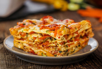 Marinara Veggie Spiral Lasagna