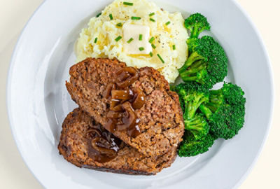 Meatloaf with Yukon Gold Mashed Potatoes