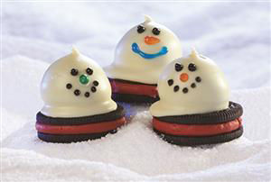 Melting Snowmen OREO Cookie Balls