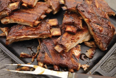 Memphis-Style Drunken-Hog BBQ Ribs