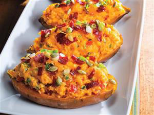 Mexican-Style Stuffed Sweet Potatoes