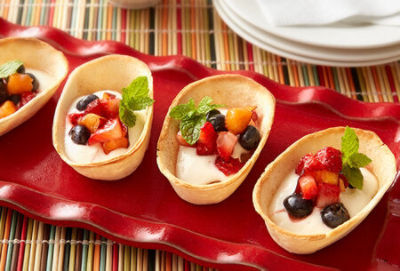 Mini Churro Taco Bowls