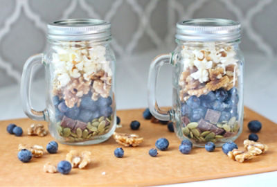 Mini Lemon Blueberry Walnut Muffins