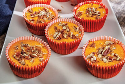 Mini Pumpkin Cheesecakes