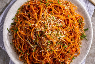 Miso Harissa Spaghetti