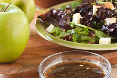 Mixed Green Salad with Apple Balsamic