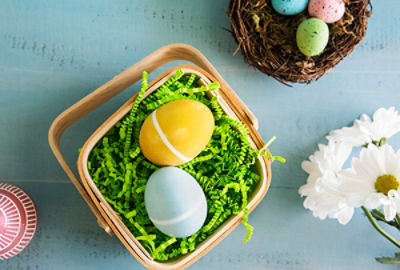 Naturally Dyed Easter Eggs