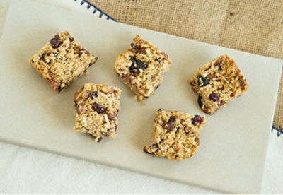 Oatmeal Cranberry Energy Bars