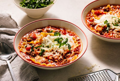 One Pot Lasagna Soup