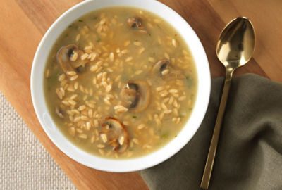 Orzo Mushroom Soup