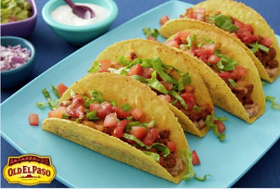 Oven-Baked Beef Touchdown Tacos