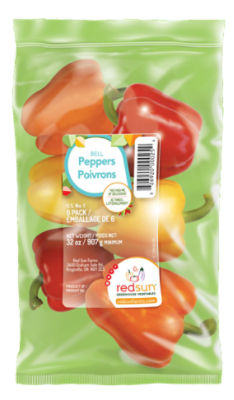 Sunset® Rainbow Sweet Bell Peppers, 6ct