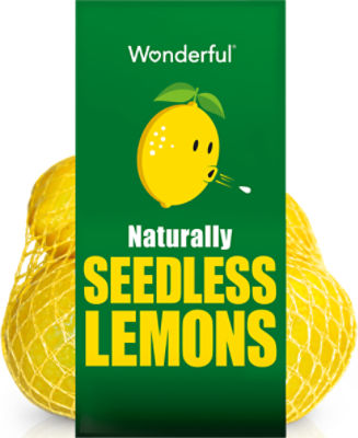 Fresh Seedless Lemons, 2 lb bag