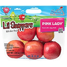 Stemilt Lil Snappers Kids Size Pink Lady Apples, 48 Ounce