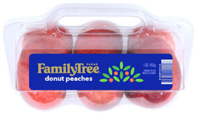 Family Tree Farms Donut Peaches, 1 lb