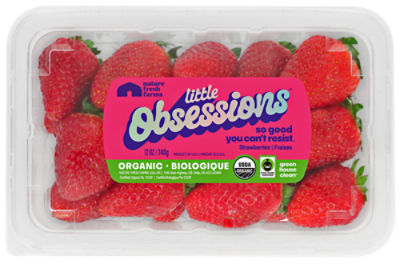 Nature Fresh Farms Organic Greenhouse Strawberries, 12 oz