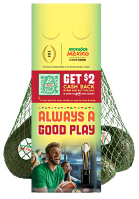 Fresh Avocados, 5 ct bag