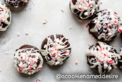 Peppermint Bark OREO Cookie Balls