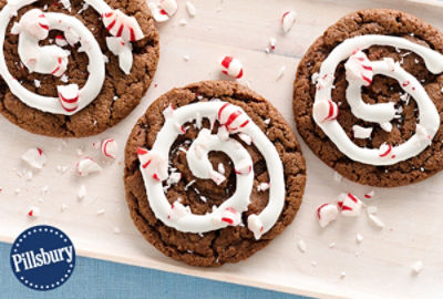 Peppermint Hot Cocoa Cookies