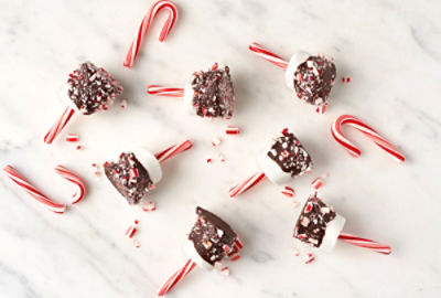 Peppermint Marshmallow Pops